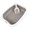 CHICAMPERA Semi-Enclosed Cat Litter Box, 1 Set, Anti-Splash Design, Spacious and Easy to Clean view 1