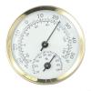 HEIBTENY Analog Thermometer Hygrometer, 58 mm, Round Aluminum Alloy, Indoor and Outdoor view 1