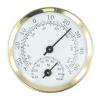 HEIBTENY Analog Thermometer Hygrometer, 58 mm, Round Aluminum Alloy, Indoor and Outdoor view 2