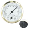 HEIBTENY Analog Thermometer Hygrometer, 58 mm, Round Aluminum Alloy, Indoor and Outdoor view 3