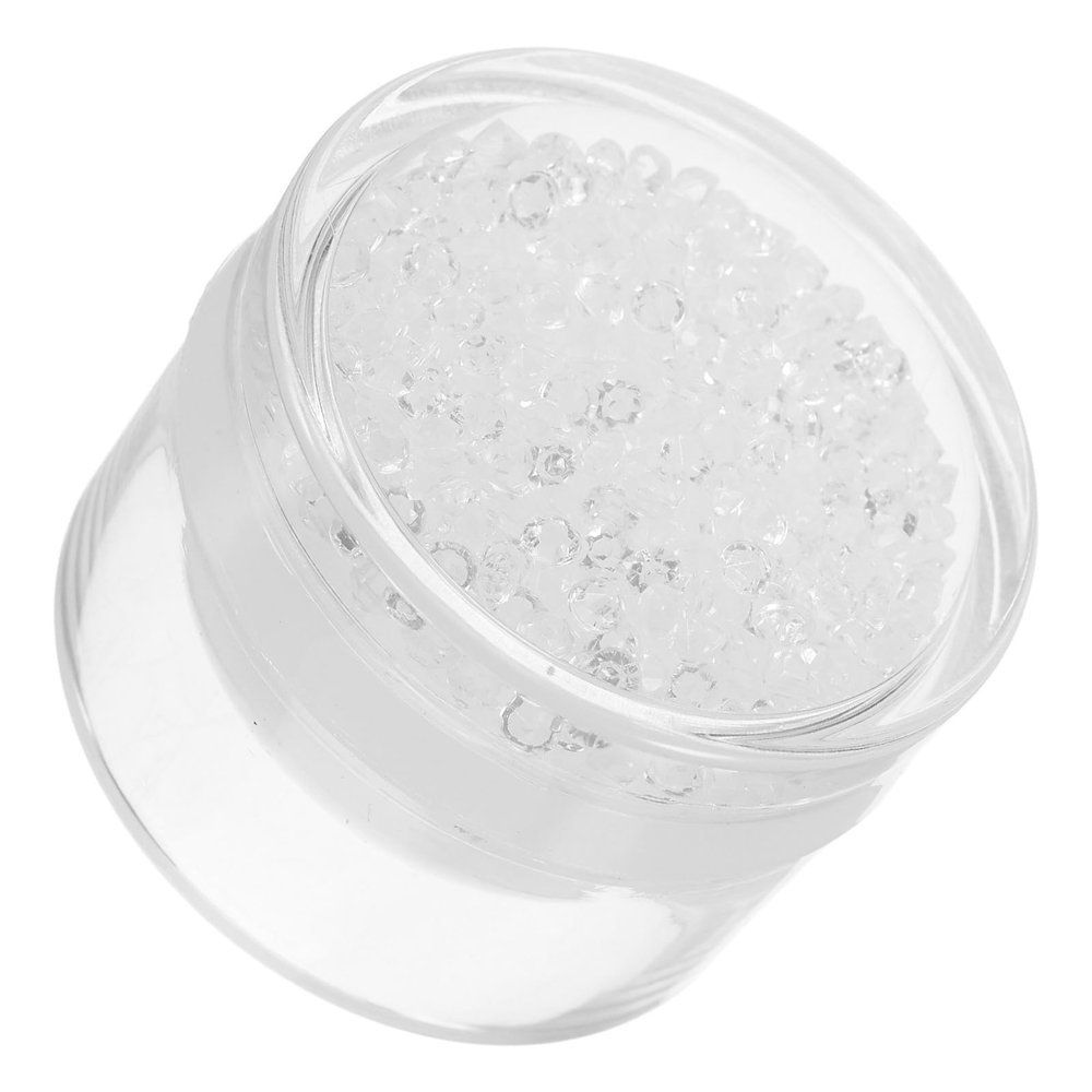 GALPADA White Silicone Nail Stamper for Nail Art with Easy Cleaning and Stylish Edge Design