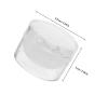 GALPADA White Silicone Nail Stamper for Nail Art with Easy Cleaning and Stylish Edge Design view 2
