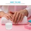GALPADA White Silicone Nail Stamper for Nail Art with Easy Cleaning and Stylish Edge Design view 3