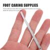 KAILIKETIY 10-Piece Stainless Steel Callus Scraper for Feet and Hands, Lightweight Foot Care Accessory for Gentle Removal of Hard, Dead Skin, Silver view 4