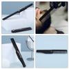 ibasenice Foldable Fine-Tooth Beard Comb for Men with Oval Acrylic Mirror view 3