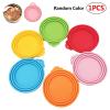 Pet Food Can Covers Set of 3 Silicone view 2