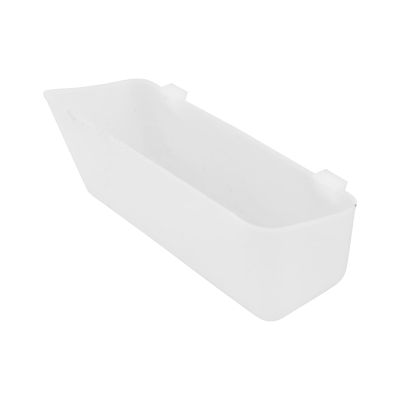 STOBAZA Pigeon Feeder Boxes, 10-Pack, Splash-Proof White Plastic