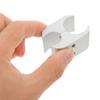ABOOFAN 2-Piece Aluminum Wheelchair Tube Clamps, Silver, for 19 mm and 25 mm Tubes view 4