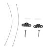 Stainless Steel Furniture Anchors, Anti-Tip Safety Straps Set view 3