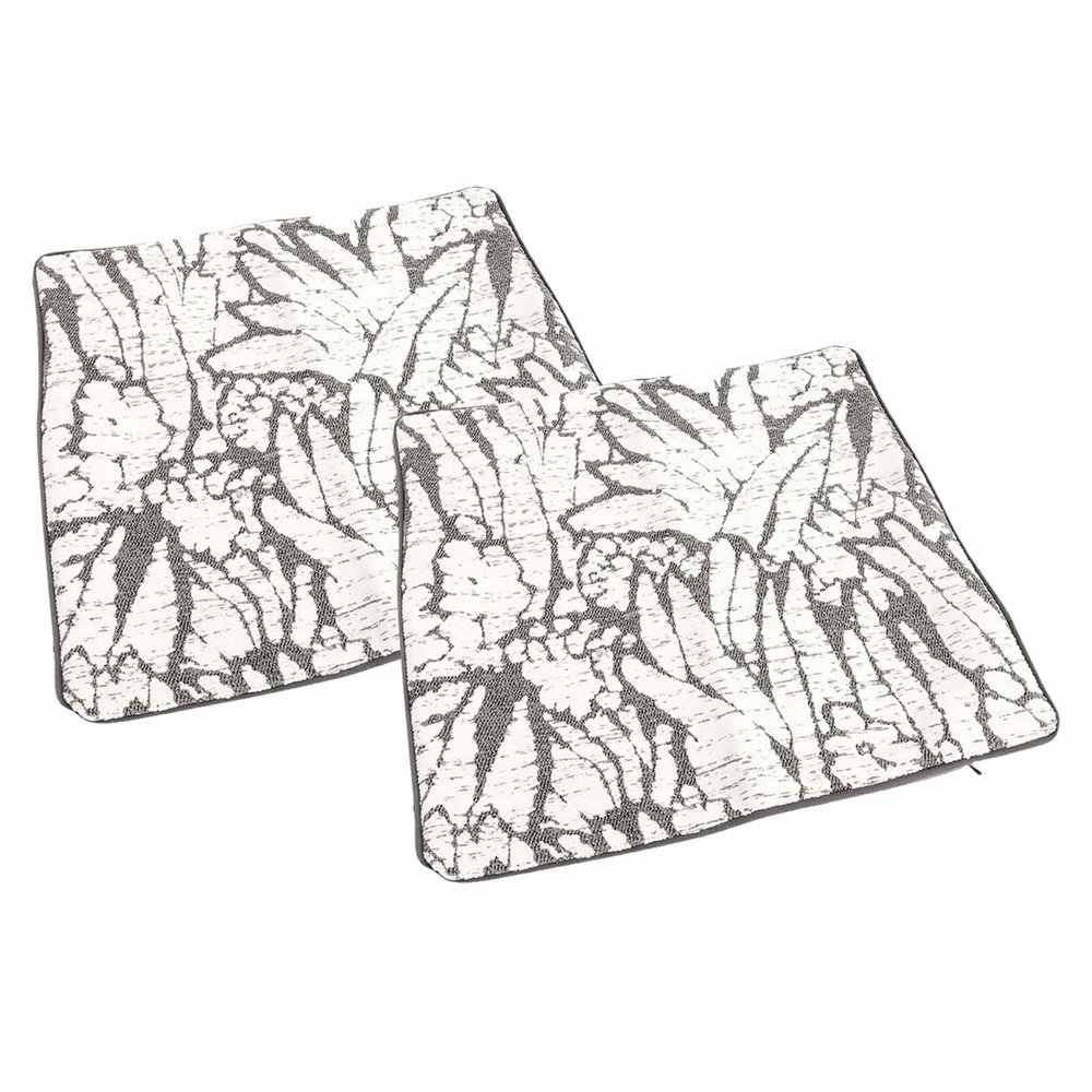FILFEEL Boho Farmhouse Pillow Covers, 4-Pack, Light Gray, 20 x 20 in