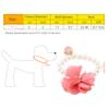 AlpenLife Basics Pet Pearl Necklace, Soft Durable Dog Collar with Adjustable Buckle and Bell for Puppies, Cats, Party, Festival, 22-40 cm, Elastic ABS Material (PINK) view 2
