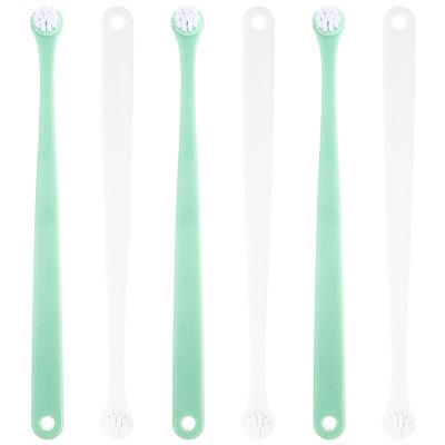 FRCOLOR 6-Piece Dog and Cat Toothbrush Set with Massage Function