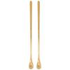 JECOMPRIS 2-Piece Reusable Stainless Steel Feeding Scoops for Reptiles and Small Animals, Portable Lizard Feeding Spoons view 1