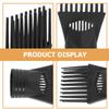 ifundom 10-Piece Professional Plastic Hair Dryer Comb Attachments for Detangling Curls, Replacement Nozzles for Home and Travel view 3