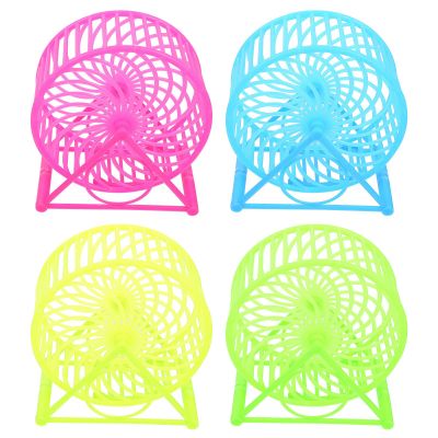 Artibetter Quiet Hamster Wheels with Safe Plastic Design, 4 Pieces