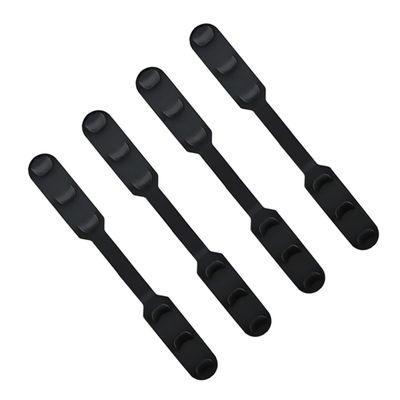 FESTFENDS Silicone Mask Strap Extenders, Comfort Buckles, 4 Pieces, 3-Way Adjustable, Easy to Use
