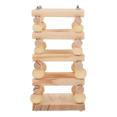 Yardwe Multifunctional Wooden Hay Feeder for Rabbits and Guinea Pigs