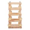 Yardwe Multifunctional Wooden Hay Feeder for Rabbits and Guinea Pigs view 1