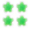 IMUSINICE 4-Pack Reusable Gel Heat and Cold Packs, Gel and PVC, Green view 1