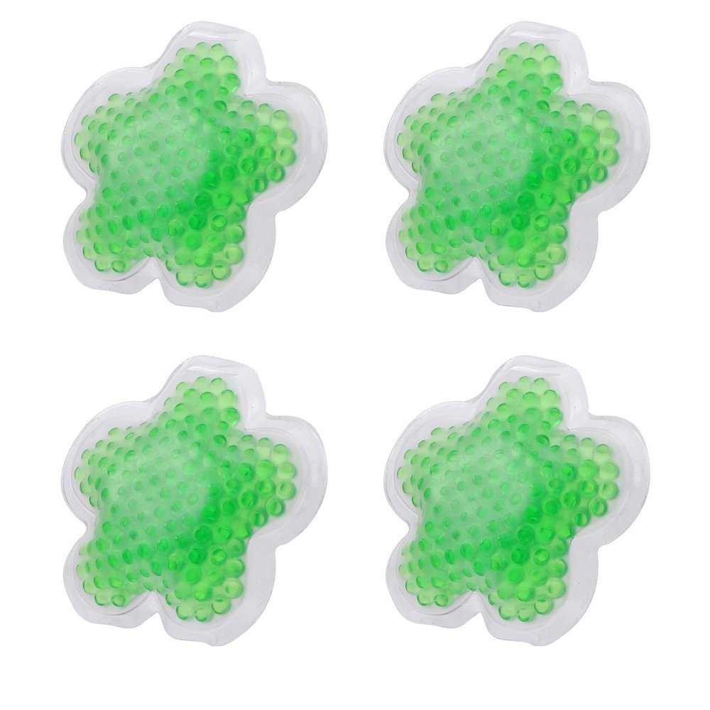 CORHAD 4-Pack Reusable Gel and PVC Cold Packs with Hot Therapy and Washable Material for First Aid and Versatile Pain Relief