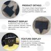 IDEANATEGRATE Square Black Slate Boards with Cheese Signs and Bag view 3