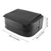 GIUPLOKID Seat Cushions for Barber Chairs, Black, 2-Pack view 2