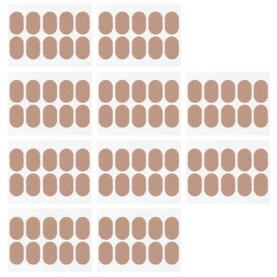 COOPHYA 10-Piece Breathable Oval Heel Protection Patches