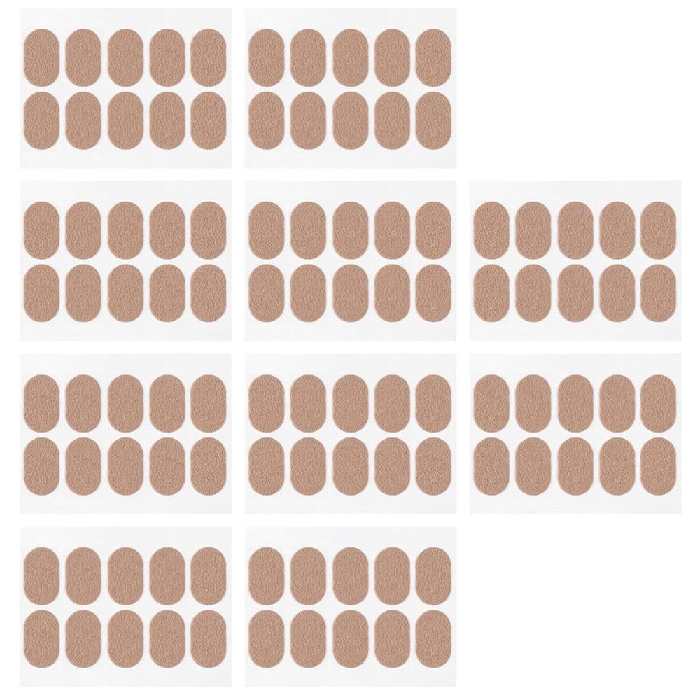 COOPHYA 10-Piece Breathable Oval Heel Protection Patches
