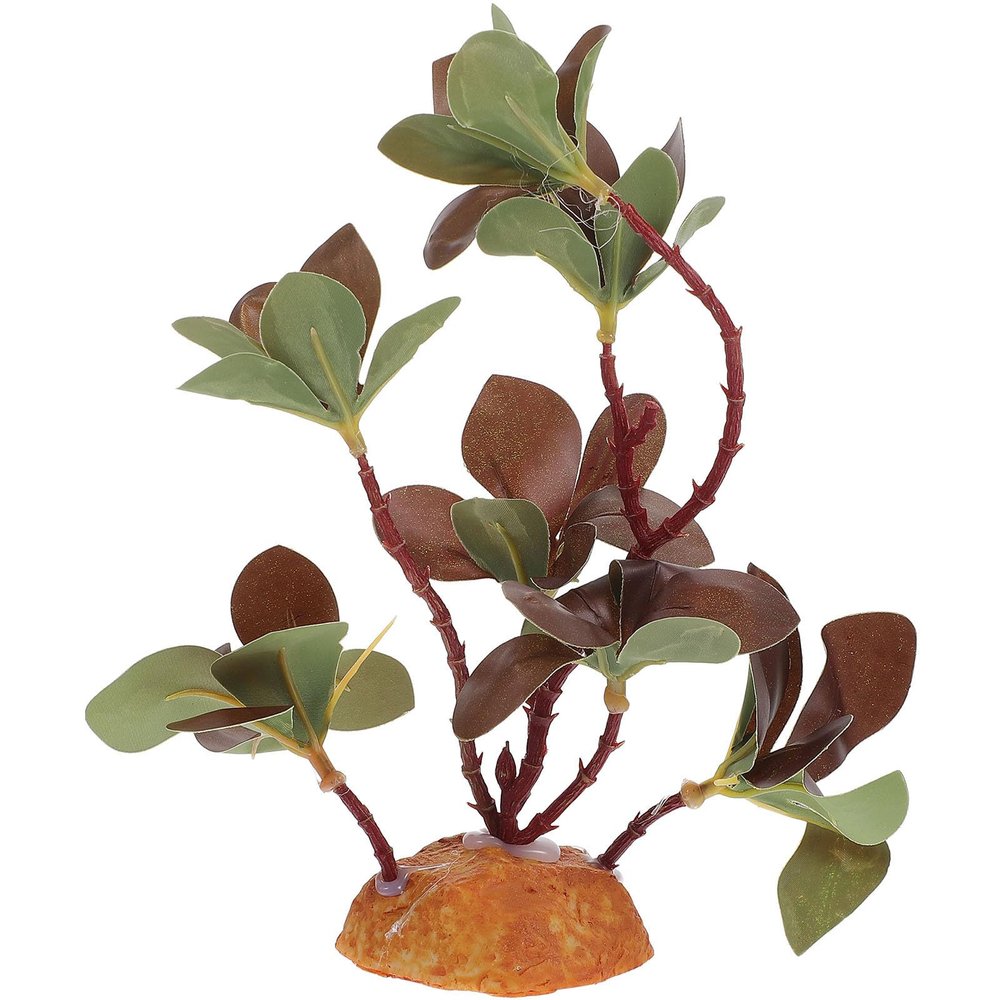 Happyyami Artificial Reptile Plant Ornament