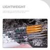 NIYANGLE Nail Art Liner Set with 3 Brushes and 2.8 cm Transparent Nail Stamper view 3