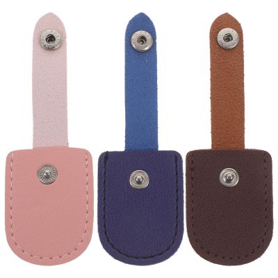 CTIRCHIU 3-Piece PU Cuticle Nipper Protective Covers