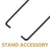 Happyyami Adjustable Stable Black Reptile Heat Lamp Stand view 3