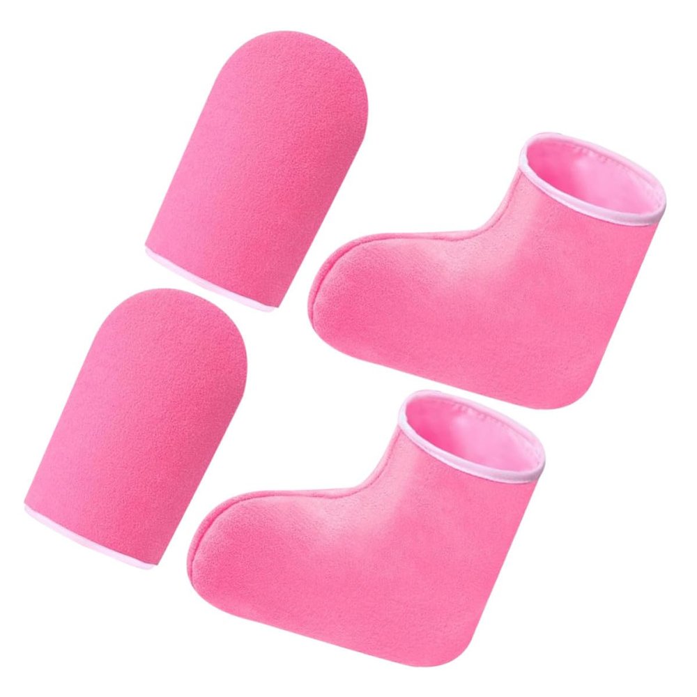 LABRIMP Polyester Paraffin Wax Gloves and Booties for Hand and Foot Care