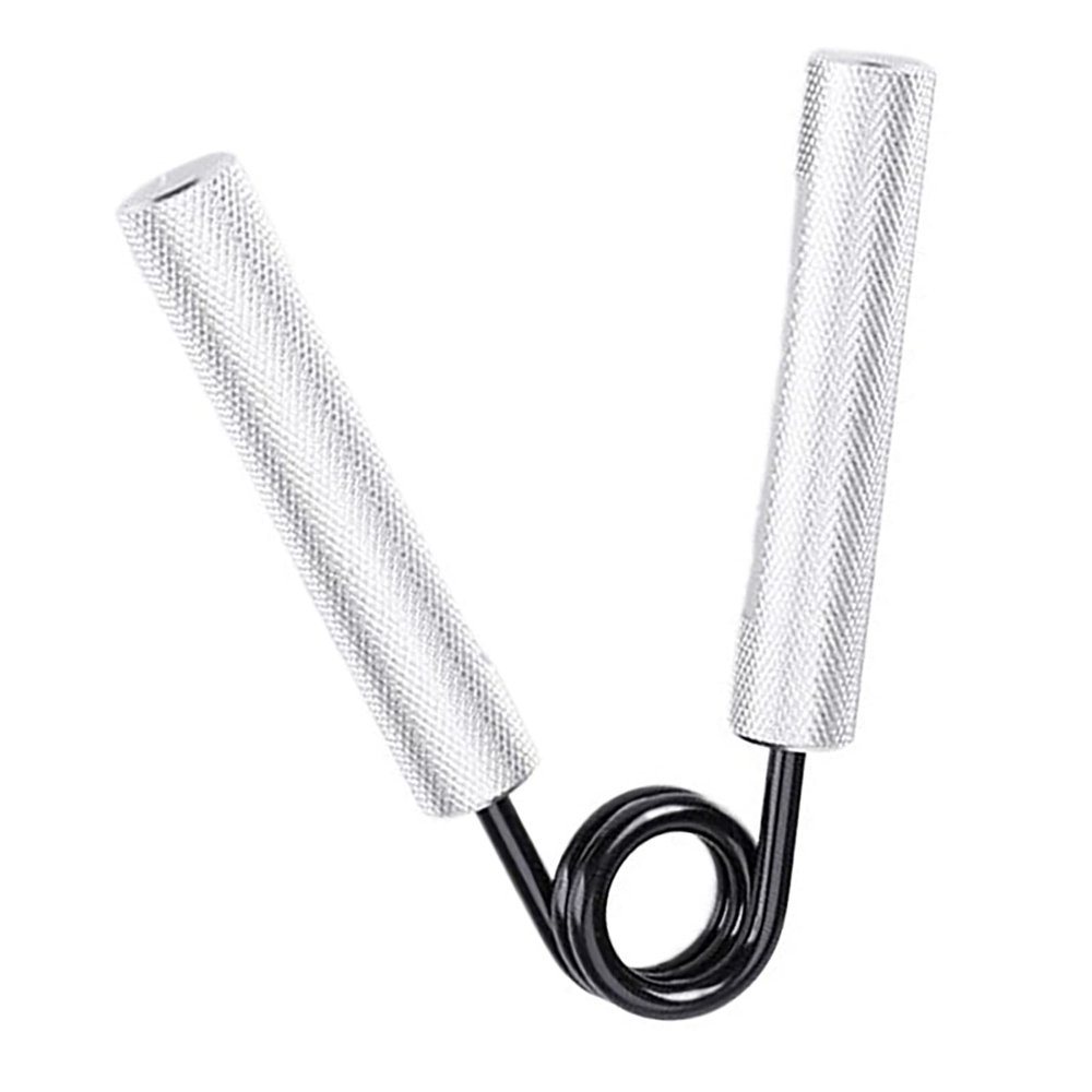 Hiraith Adjustable Aluminum Hand Gripper for Forearm Training, Silver, 250 lb