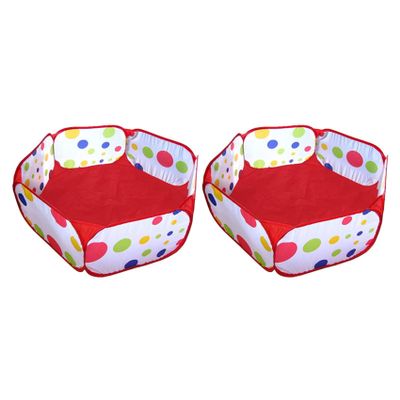 Cryofu 2-Pack Foldable Guinea Pig Playpen, Portable Small Animal Exercise Pen for Hedgehogs and Hamsters
