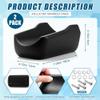 Cryofu Stand-Up Rollator Accessories, 2 Black Armrest Pads for Upright Walkers view 2