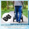 Cryofu Stand-Up Rollator Accessories, 2 Black Armrest Pads for Upright Walkers view 4