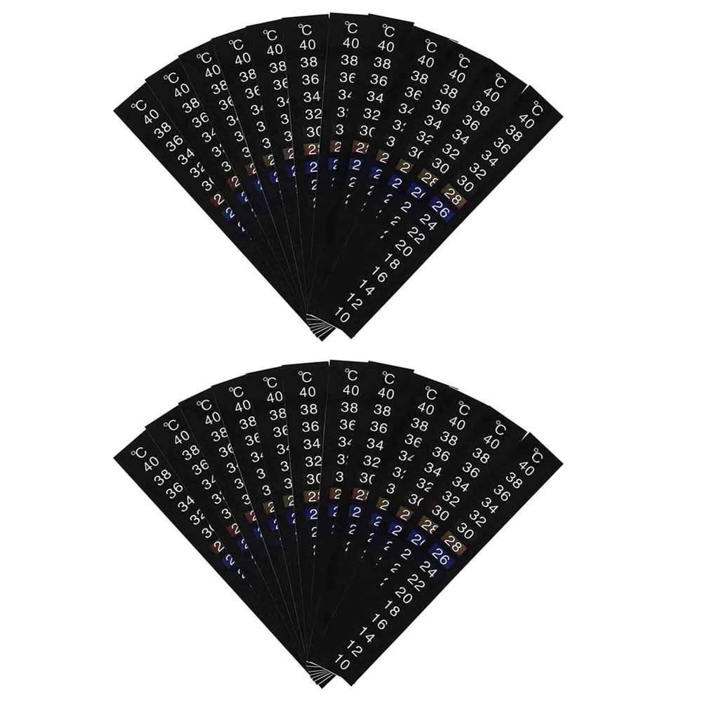 Cryofu 24-Piece Portable Aquarium Thermometer Stickers