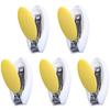 PAMINGONO Baby Nail Clippers, 5-Piece Egg-Shaped Set, Random Color view 1