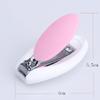 PAMINGONO Baby Nail Clippers, 5-Piece Egg-Shaped Set, Random Color view 2