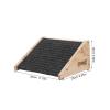 KHBUAB Stable Wooden Pet Ramp with Non-Slip Surface view 2
