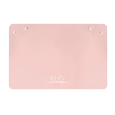 Cat Feeding Mat, Waterproof Non-Slip PU Leather