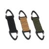 CRAFTHROU 3-Piece Mask Extender Straps with Nylon Ear Hooks, Black/Green/Khaki view 1