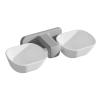 Omquot Wall-Mounted Elevated Food and Water Bowls for Cats and Dogs view 1