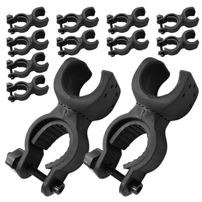 20-Pack Universal Plastic Bicycle Clamp Holders for Canes and Wheelchairs