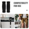 Vaguelly 4-Piece Ergonomic TPR Replacement Handles for Canes and Walkers, Black view 3
