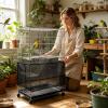 Generic Bird Cage Cover - Dust Protection with Elastic Band view 2