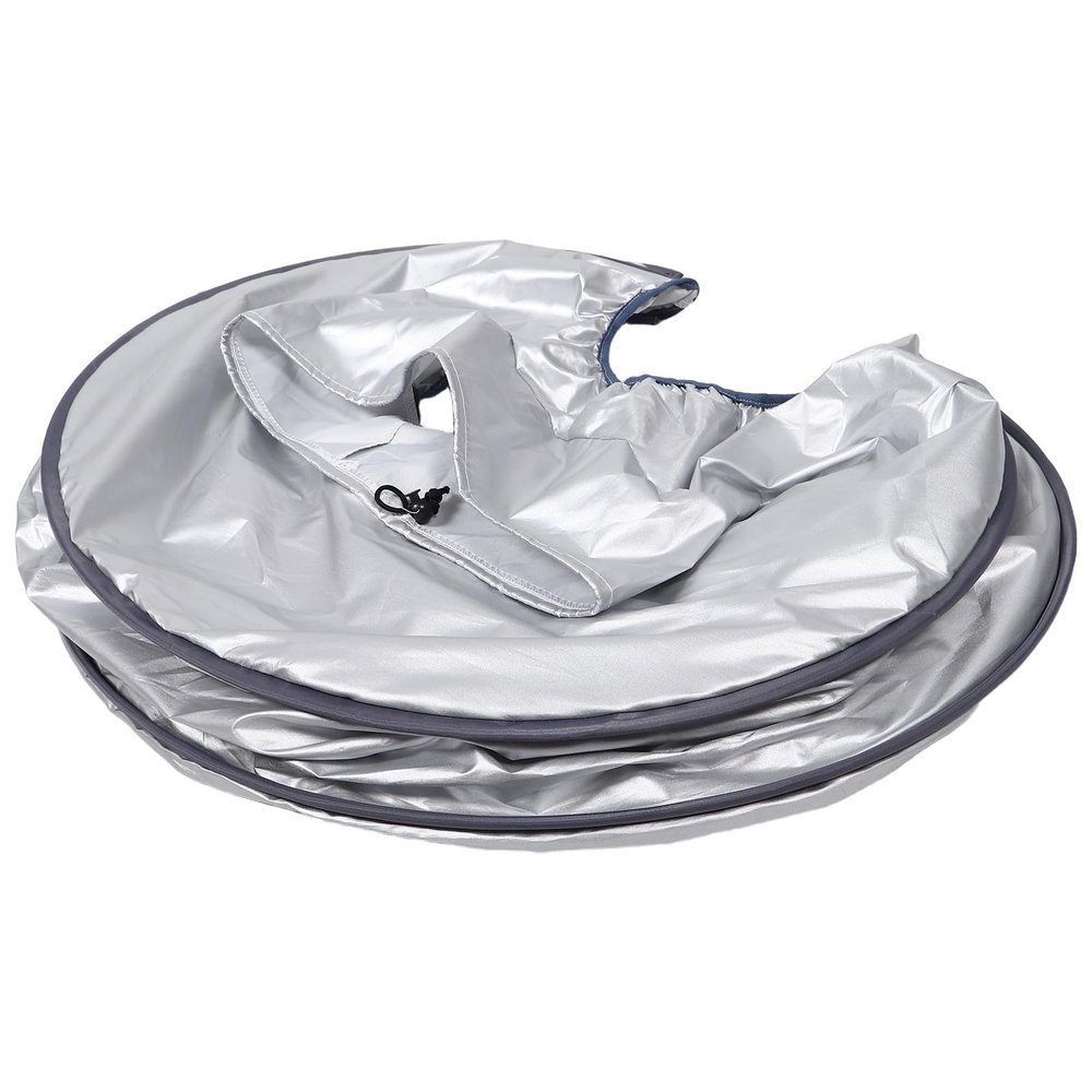 Polyester Hair Spa Steam Hood for Head and Hair, Silver