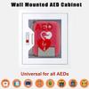 Wall-Mounted AED Defibrillator Storage Cabinet with Alarm view 2