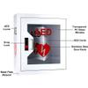 Wall-Mounted AED Defibrillator Storage Cabinet with Alarm view 3
